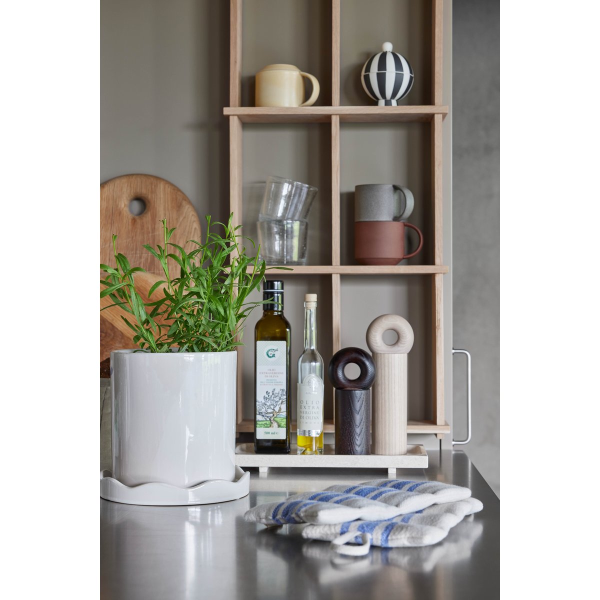 Moulin à sel en bois avec cerceau LIVING naturel, OYOY LIVING DESIGN