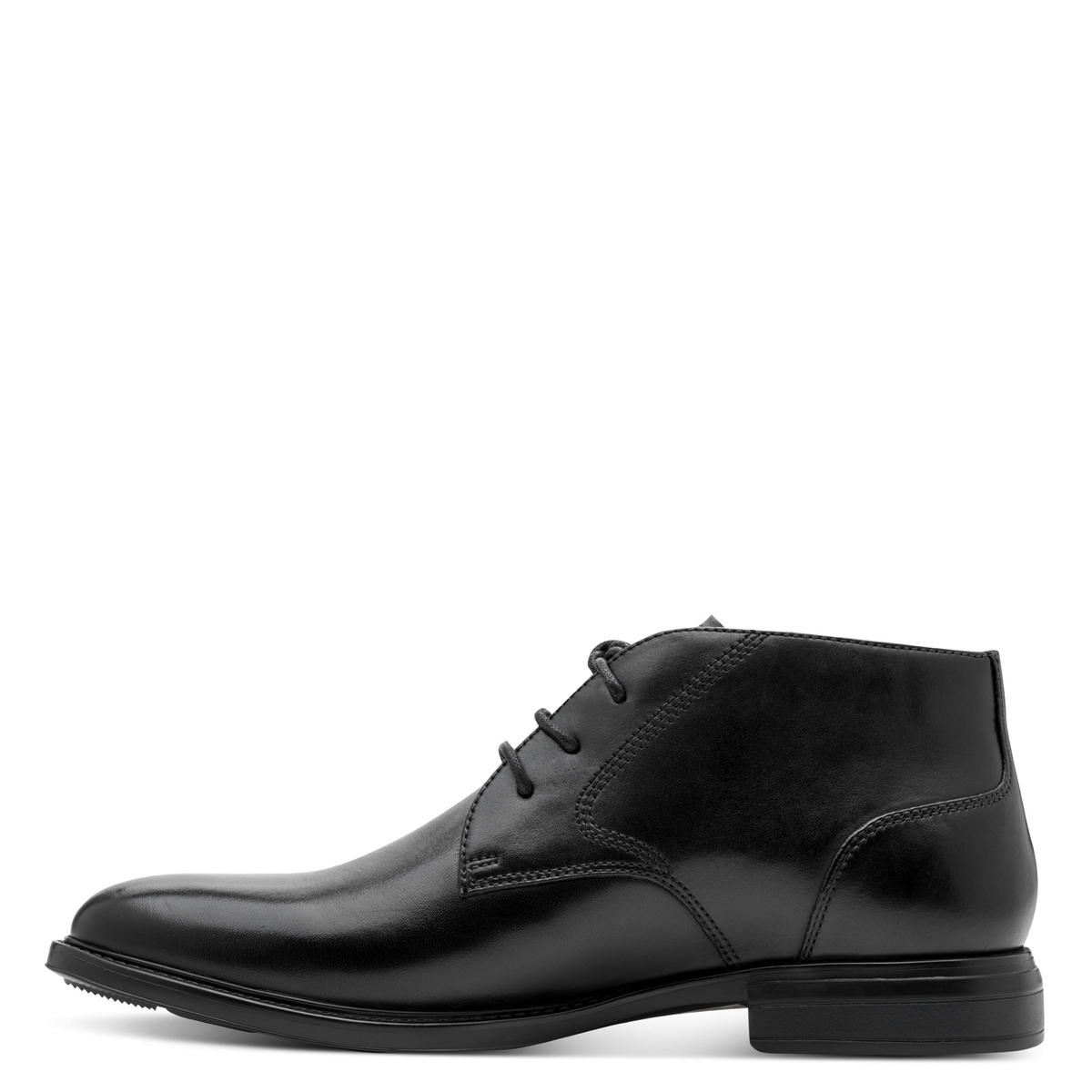 Bottine homme noir cuir, TAMARIS
