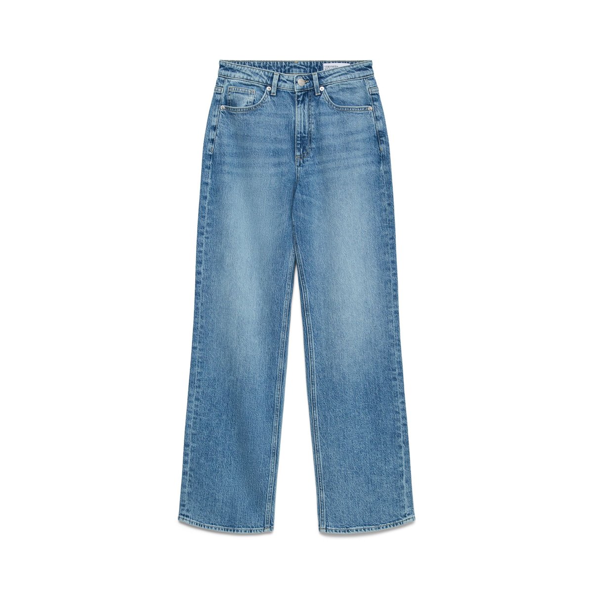 Jean À Coupe Large medium blue denim, VERO MODA