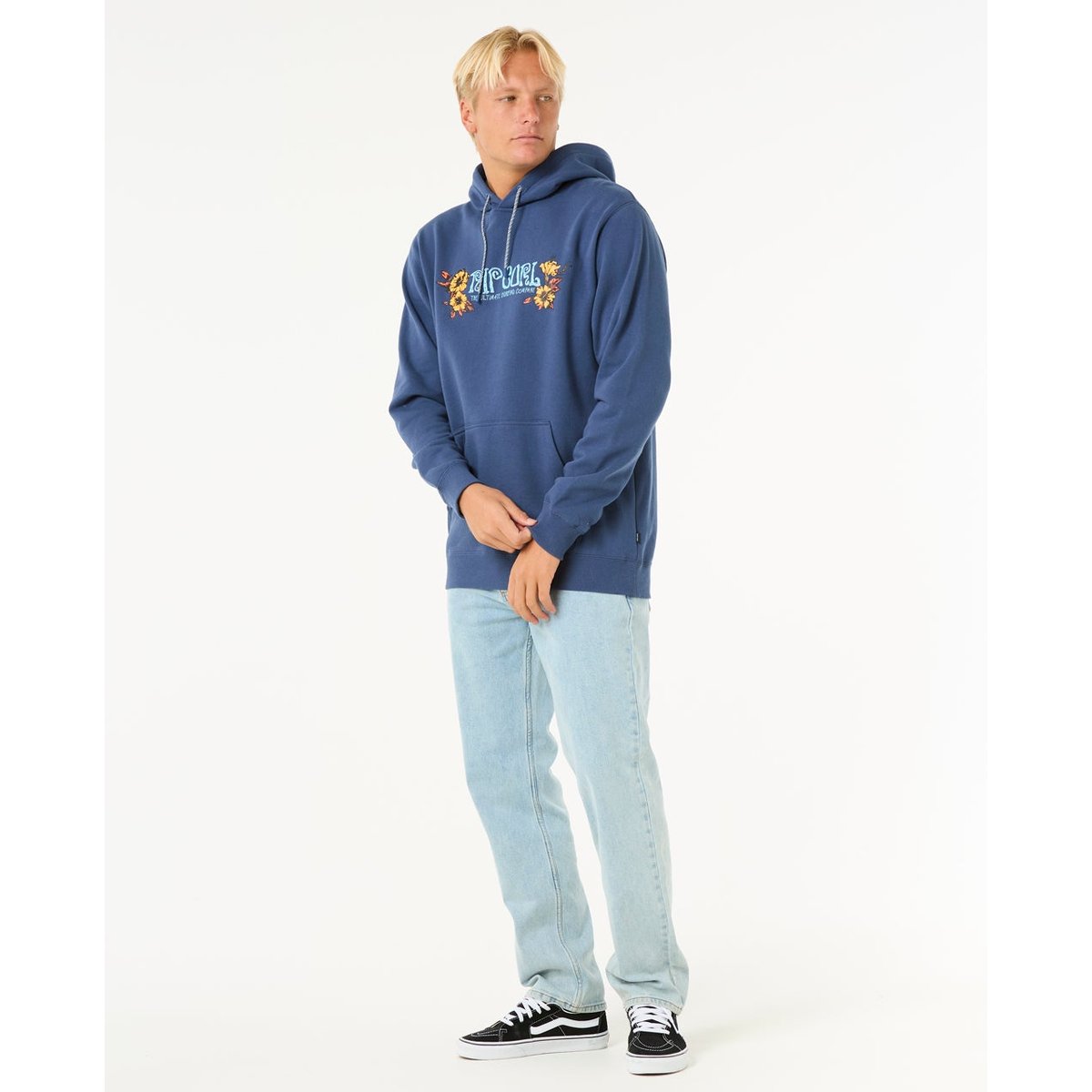 Sweat à Capuche PARADISE bleu marine délavé, RIP CURL