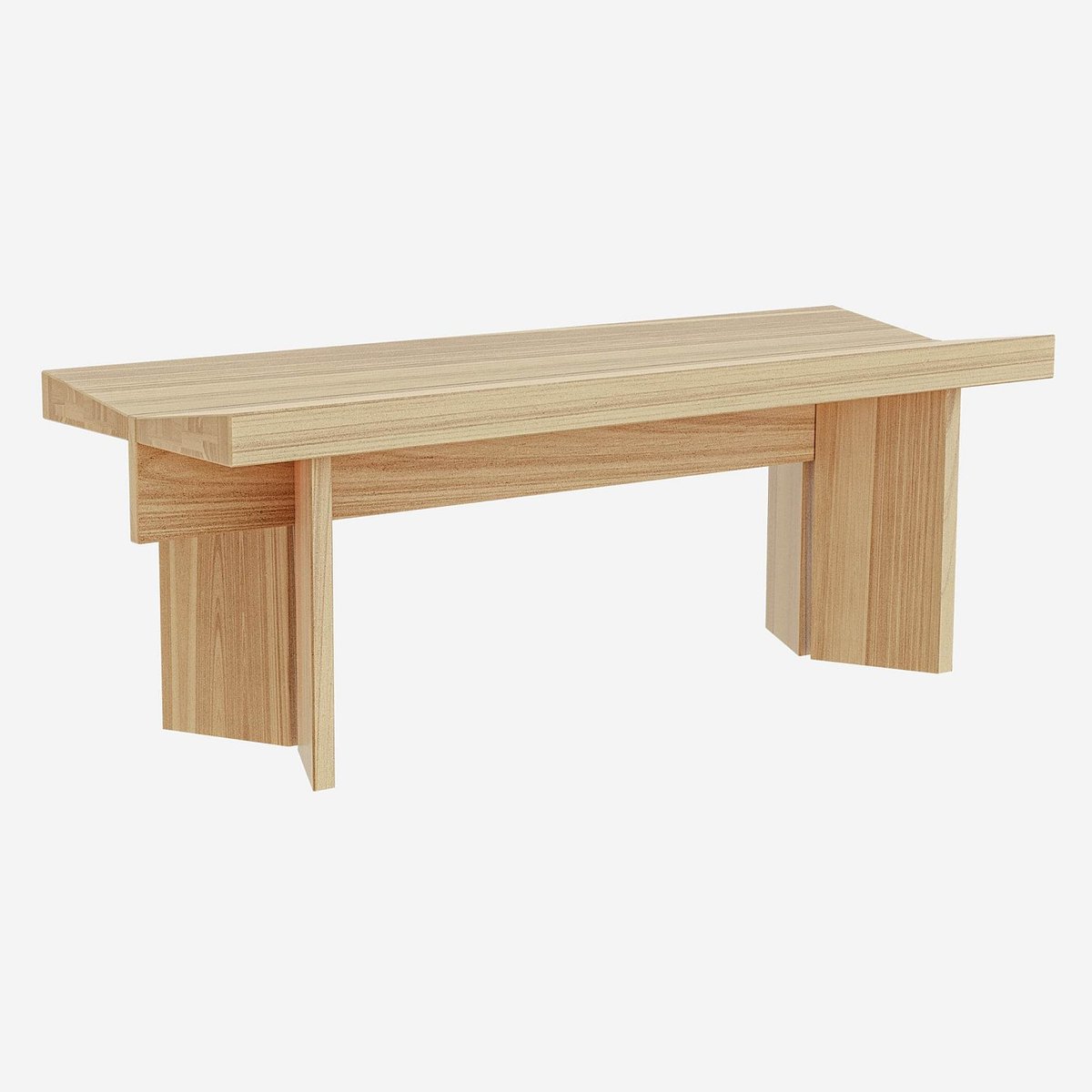 Banc chêne ARCHIE naturel clair, HABITAT