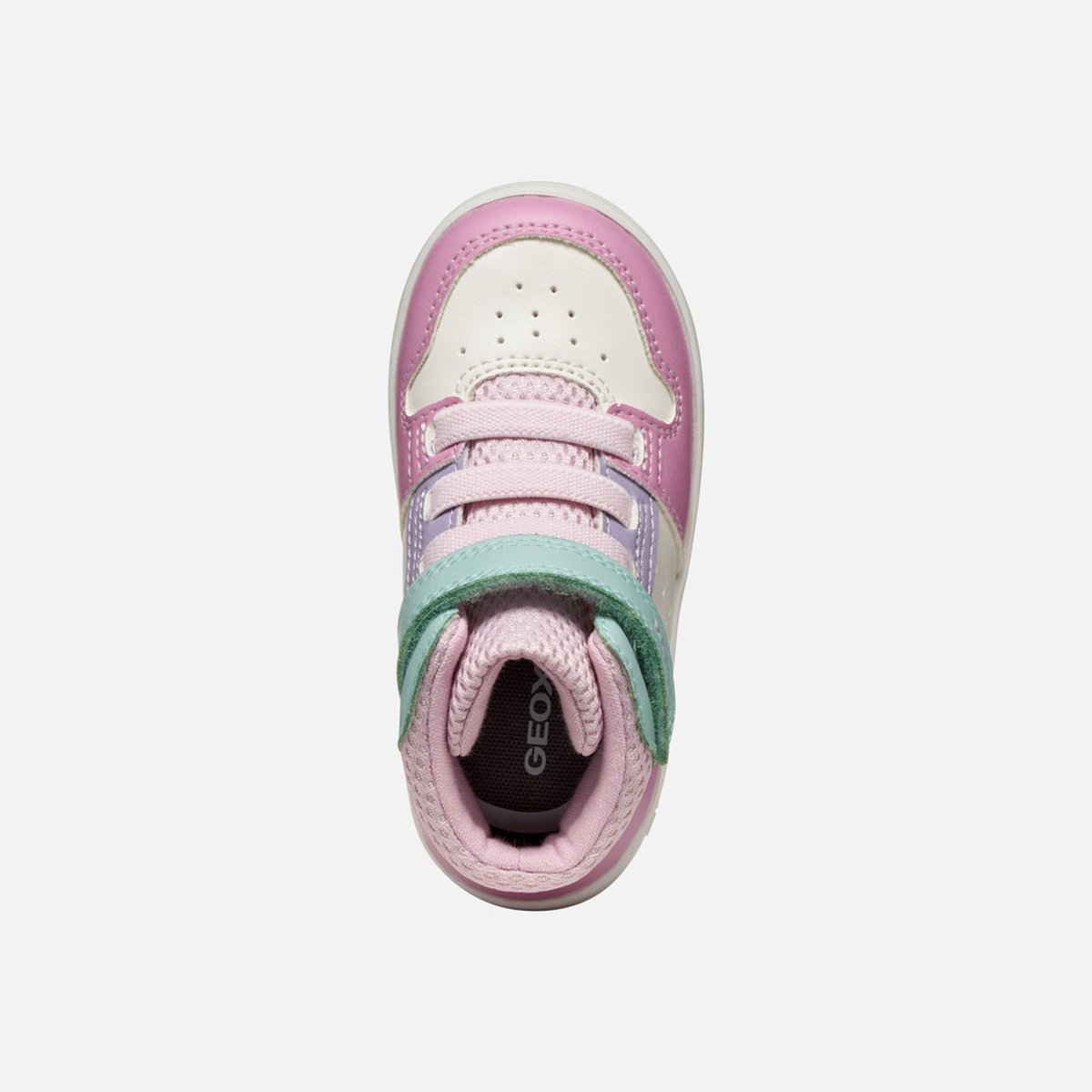 Baskets B ECLYPER blanc/rose foncé, GEOX