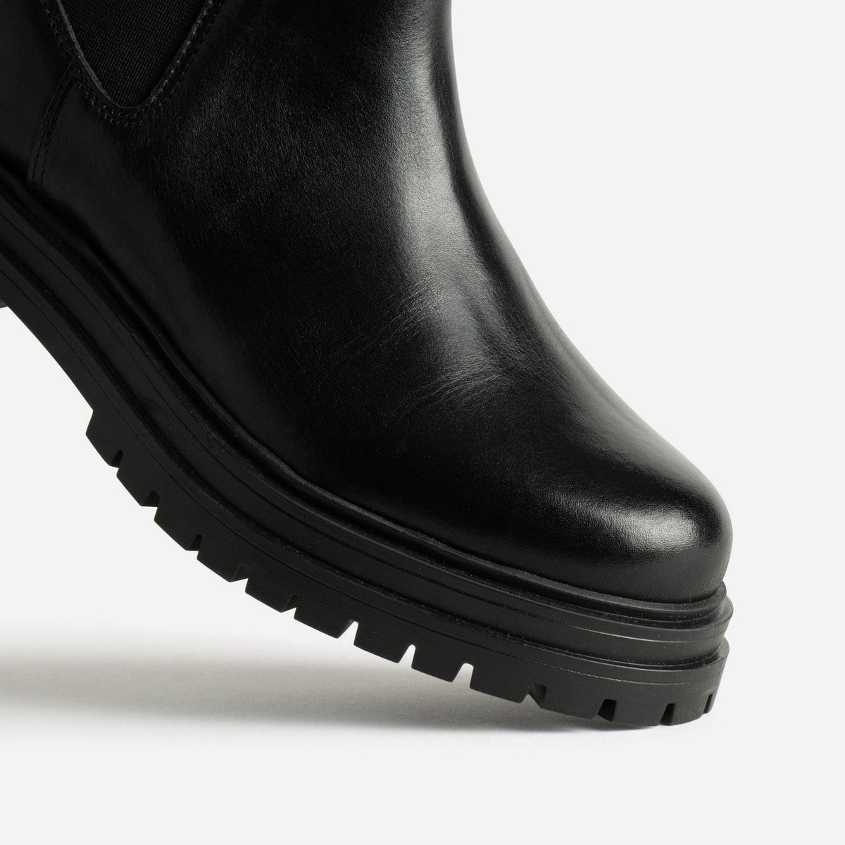 Boots en cuir DJEME noir, ERAM