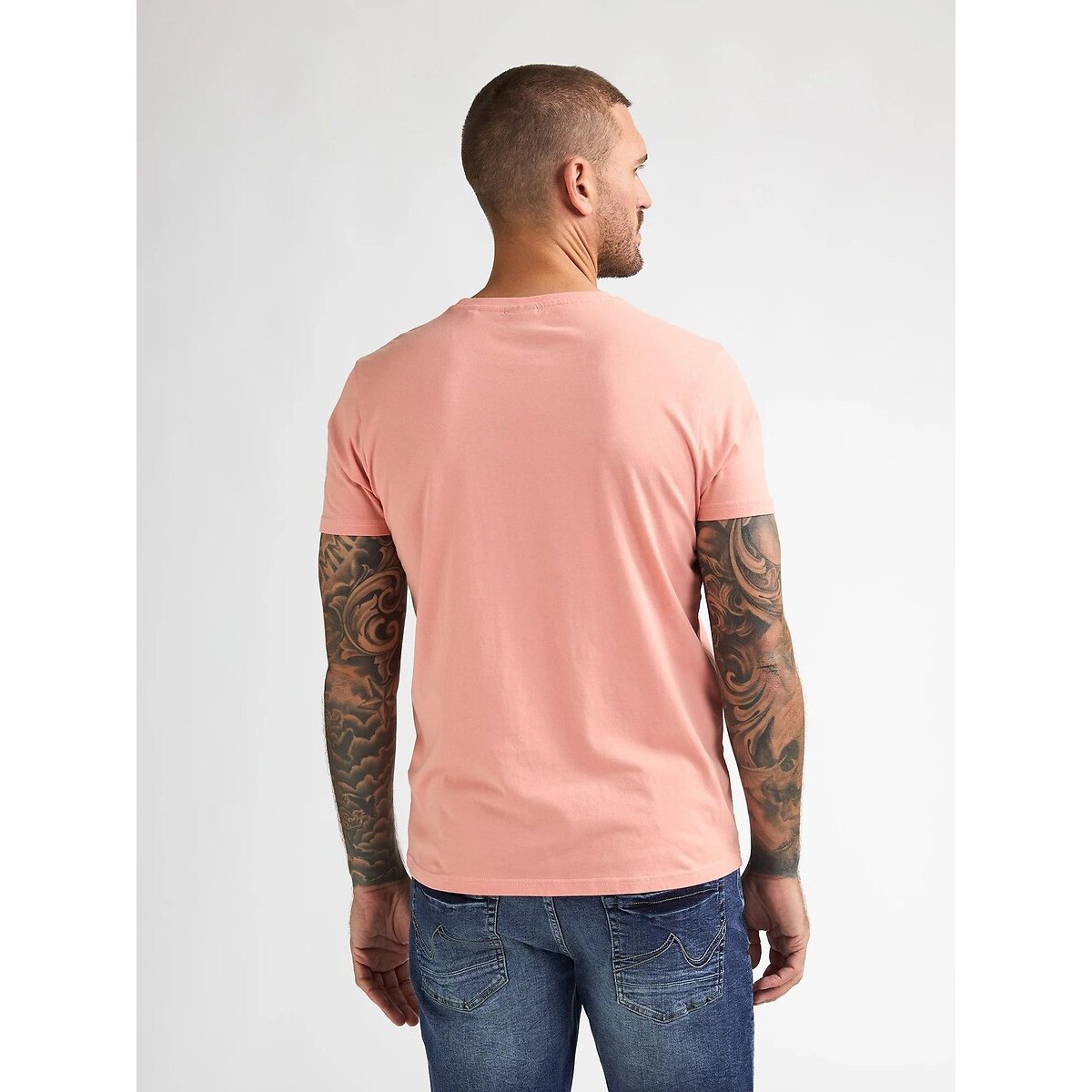 T-shirt uni corail, PETROL INDUSTRIES