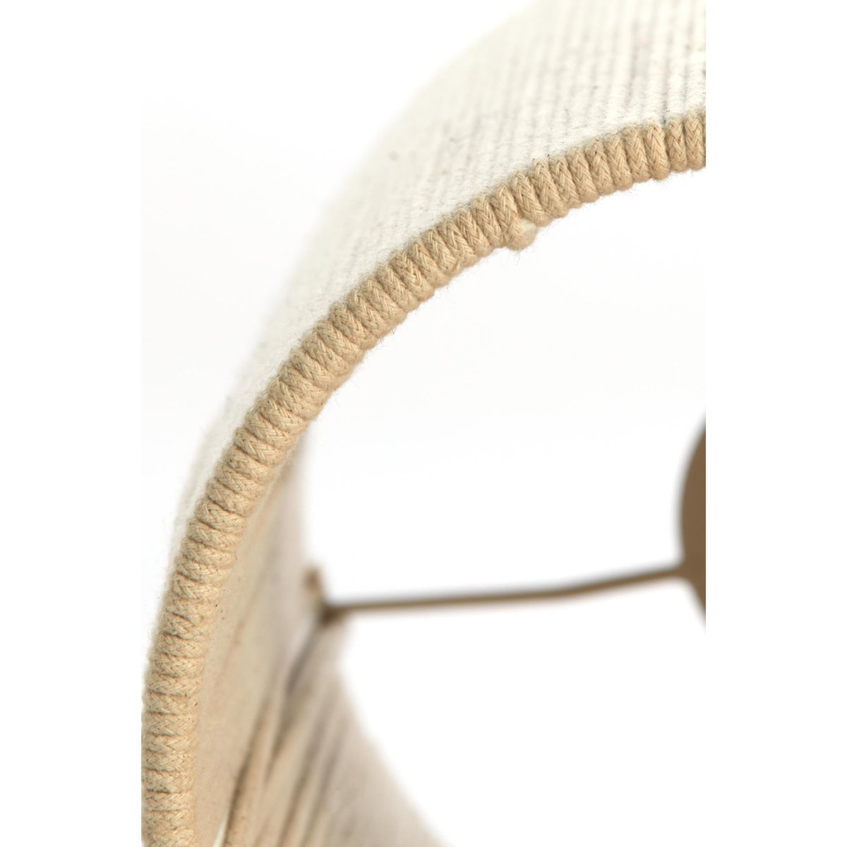 Abat-Jour Textile MEDAN crème, LIGHT & LIVING