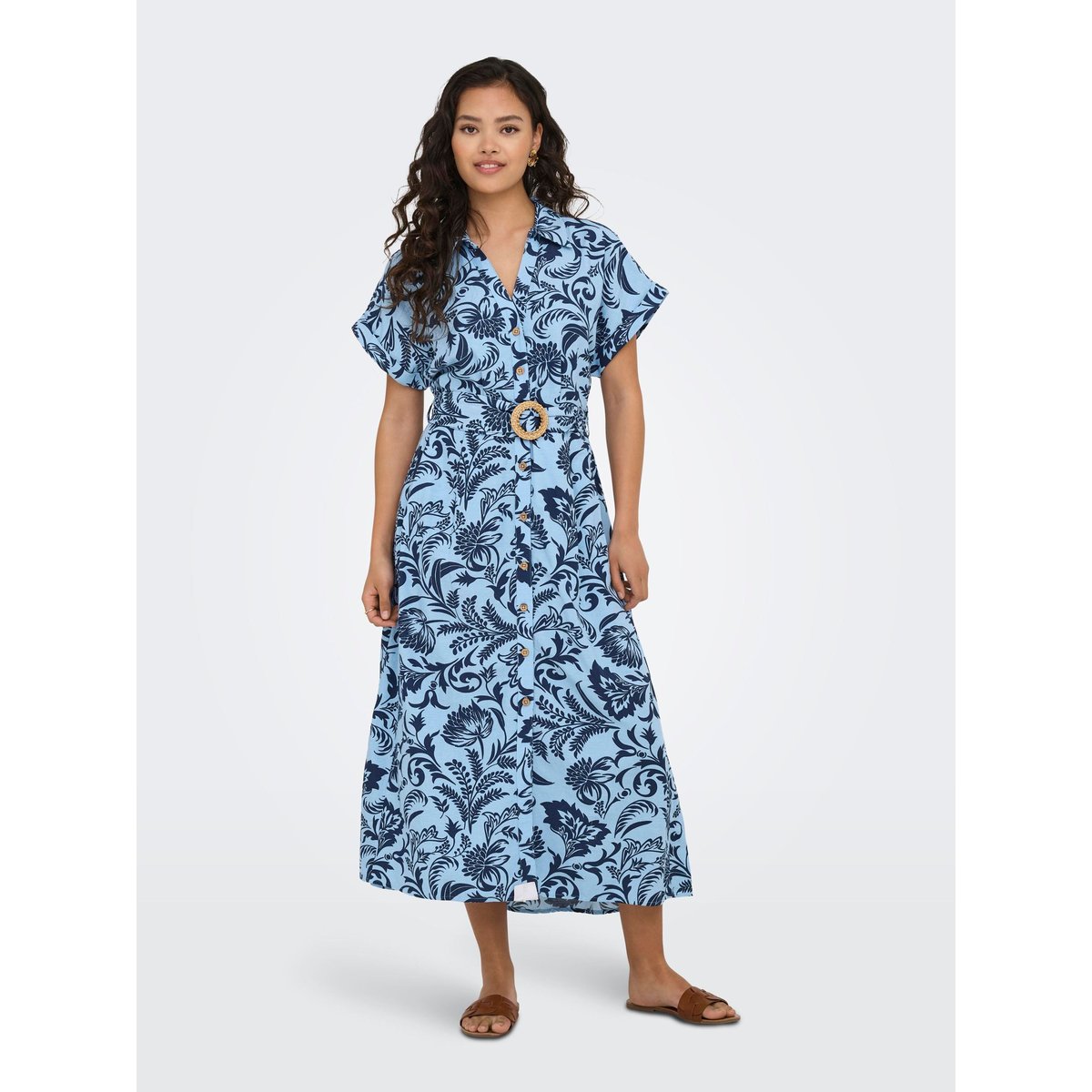 Robe Chemise cerulean, ONLY