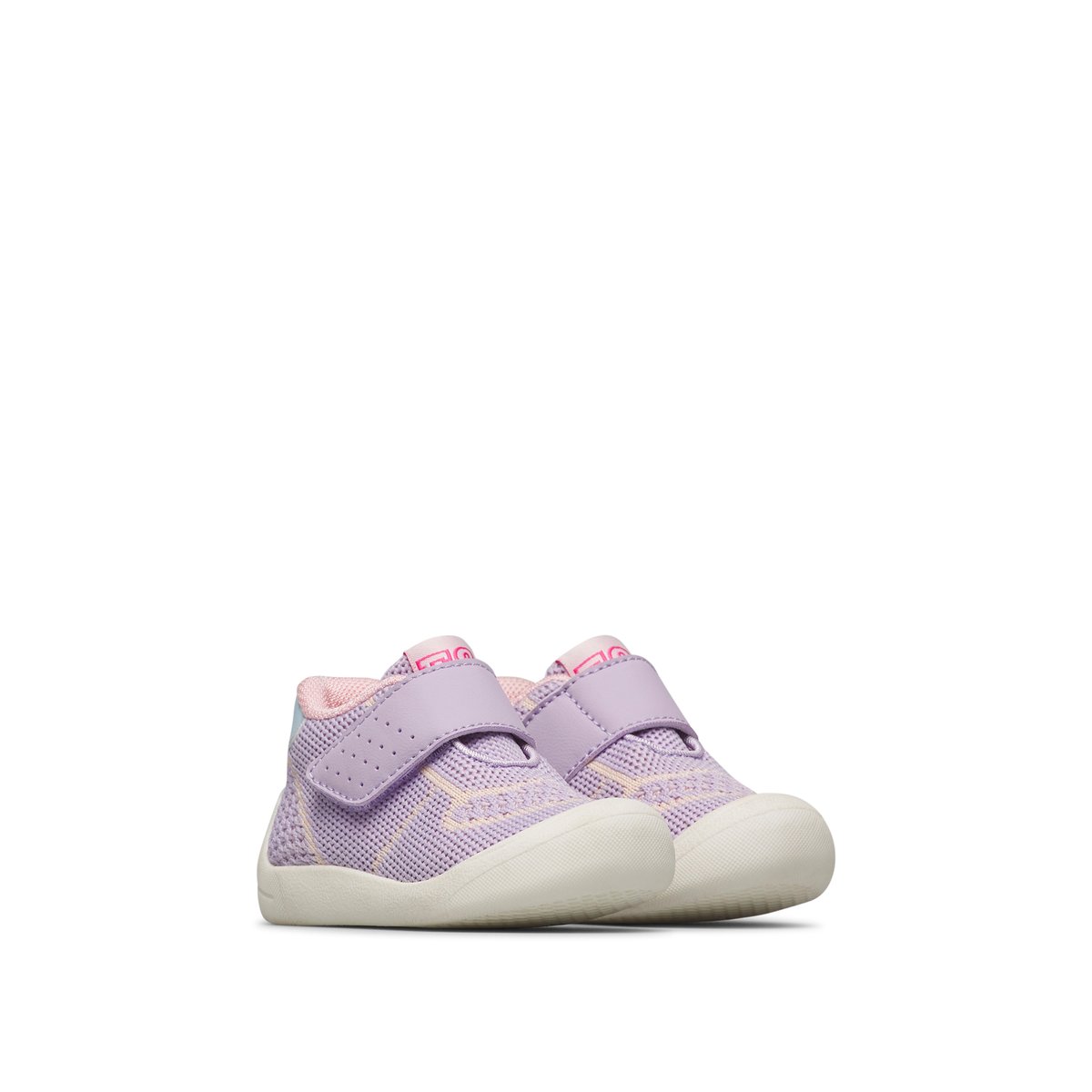 Sneakers en simili cuir et tissu FREE 2 VL. lilas-, FALCOTTO