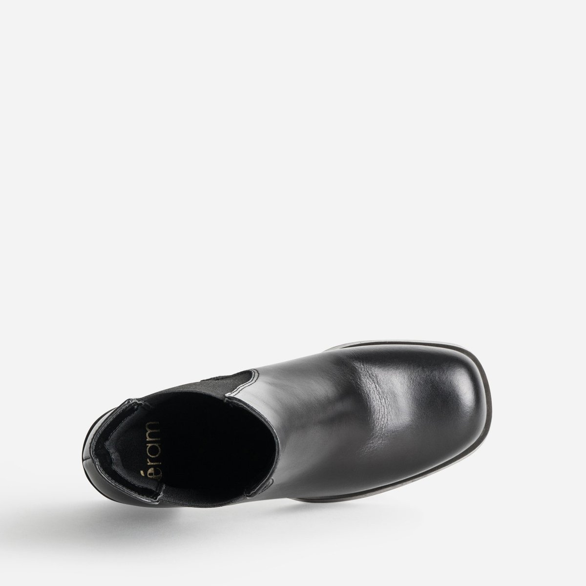 Boots À Talon en cuir NIAMA noir, ERAM