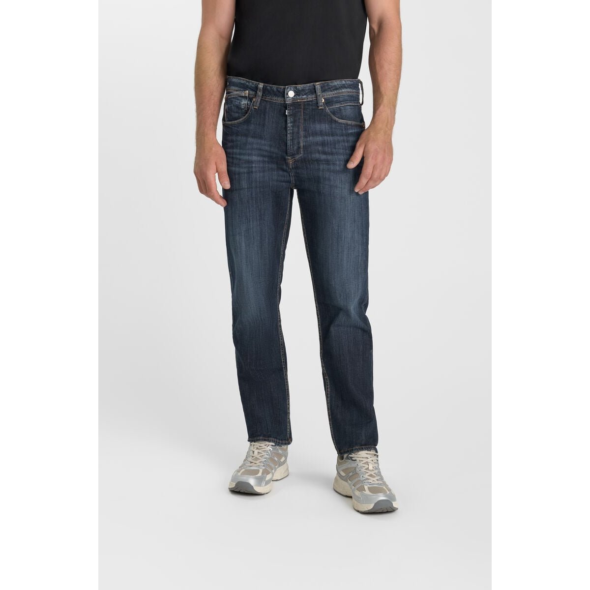 Jeans loose, large 900/19, longueur 34 blue, LE TEMPS DES CERISES