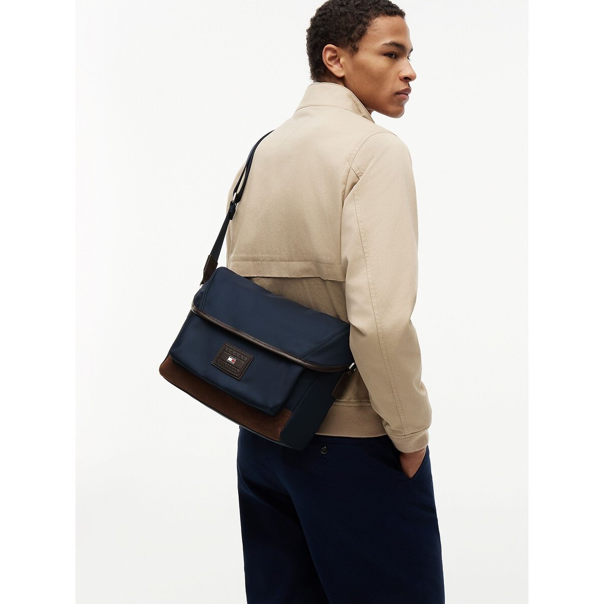 Sacoche à bandoulière, Heritage Satchel bleu marine, TOMMY HILFIGER