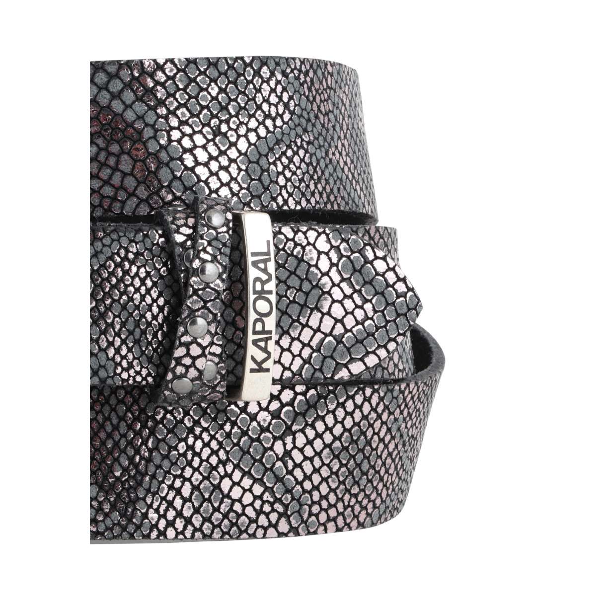 Ceinture cuir noir, KAPORAL