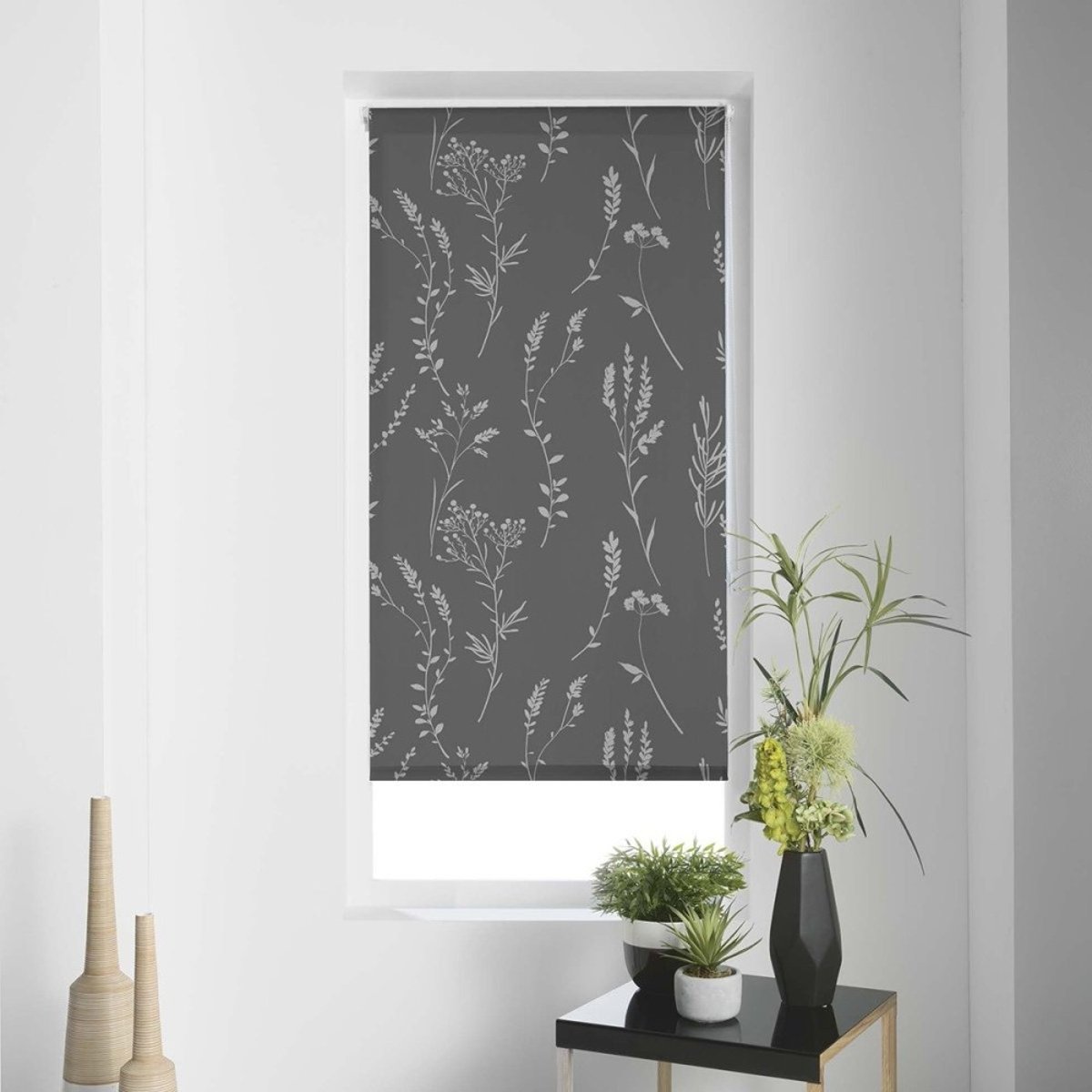 Store Enrouleur Tamisant 60x90 Forelista Anthracite gris, DECORATIE