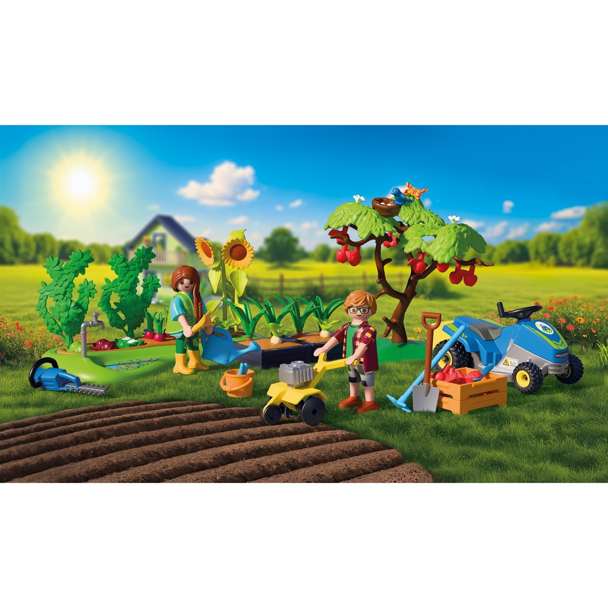 Potager de la ferme multicolore, PLAYMOBIL