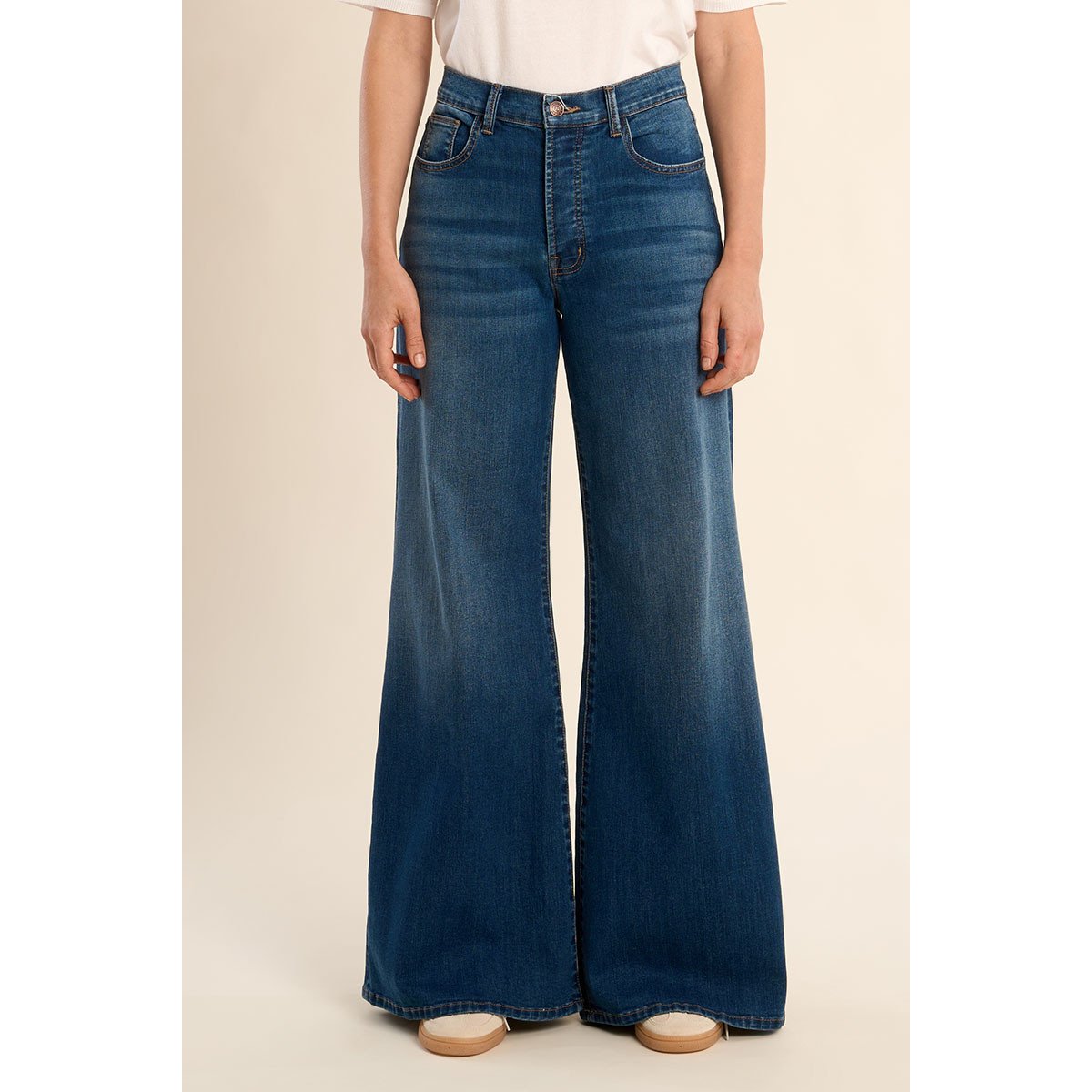 Jean flare dark denim, MOLLY BRACKEN