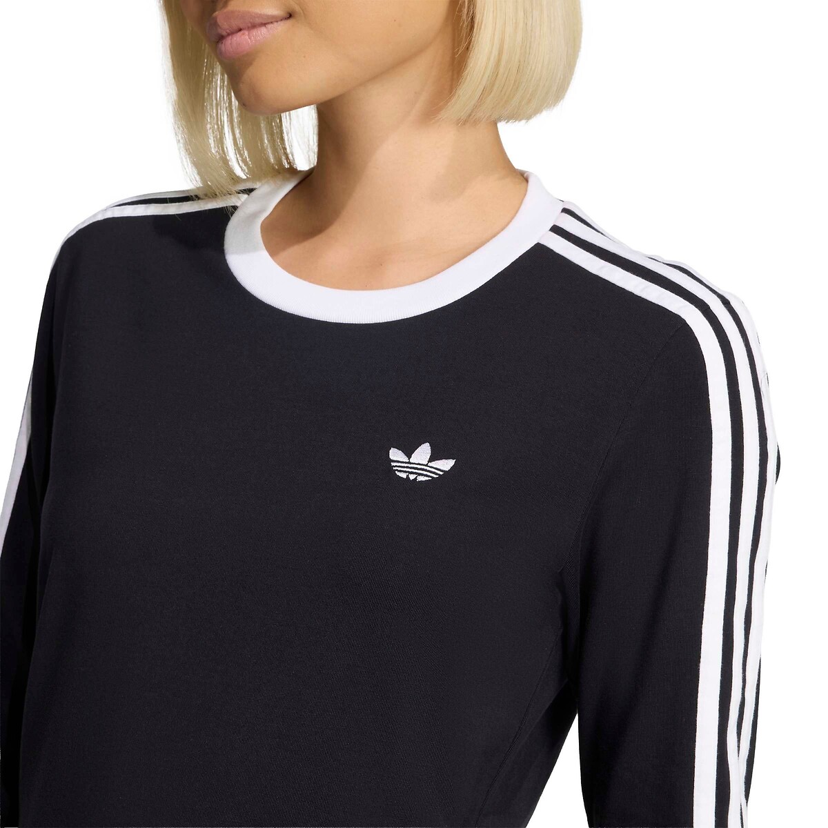 3 Stripes Long Sleeve T-Shirt black, adidas Originals