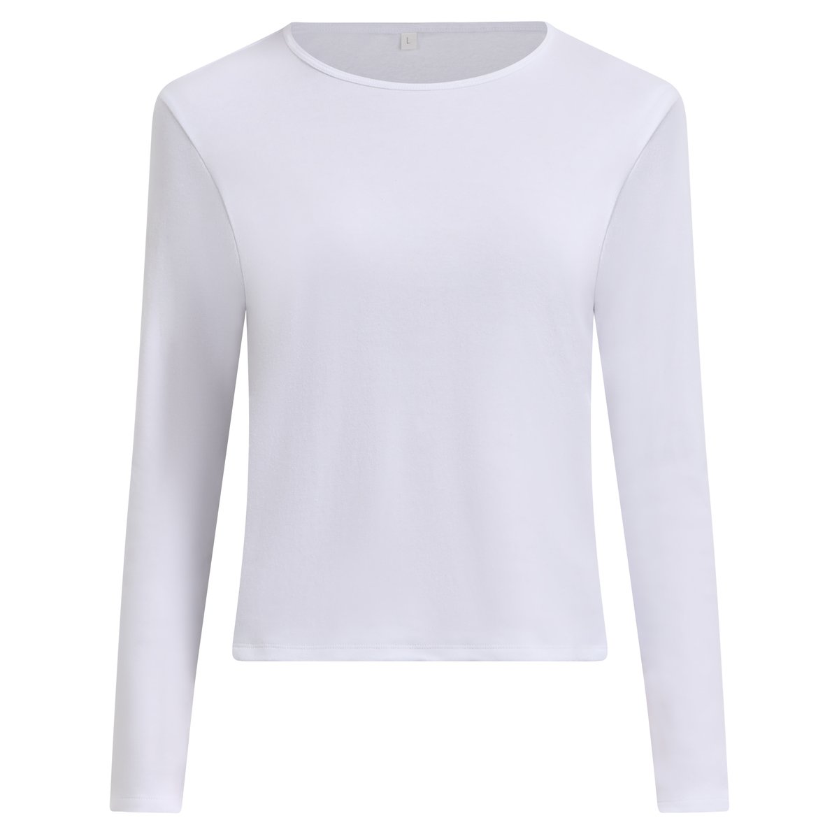 T-shirt col rond Thermal blanc, DIM