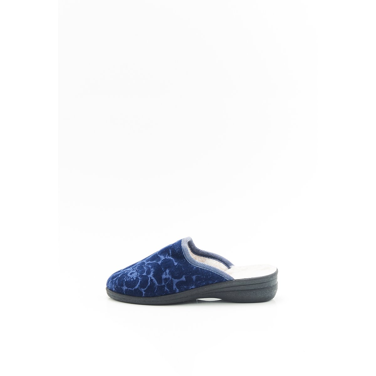 Mules Thermolactyl effet texturé bleu marine, DAMART