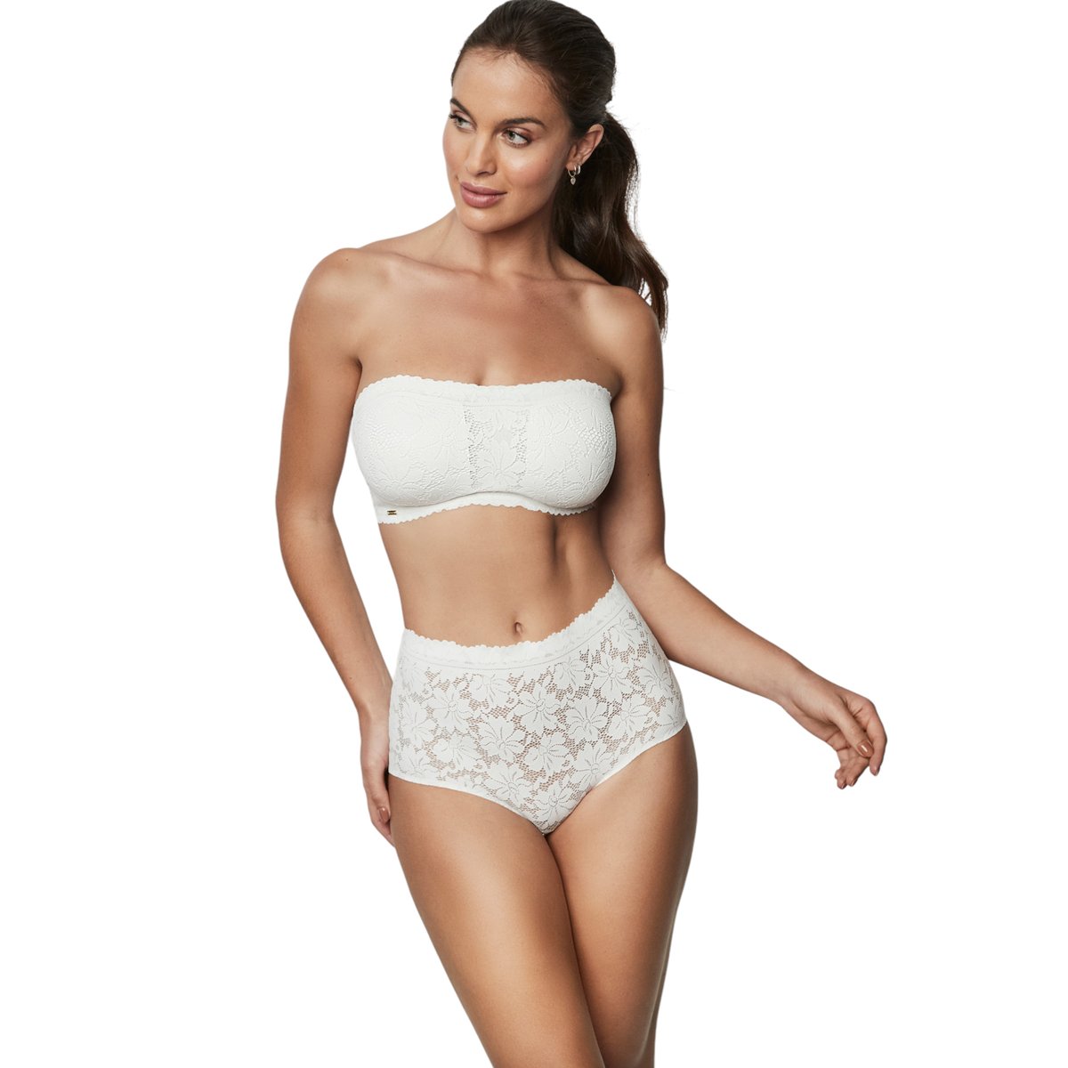 Soutien-gorge bandeau préformé ONE AND LACE MARIAGE ivoire, SELMARK