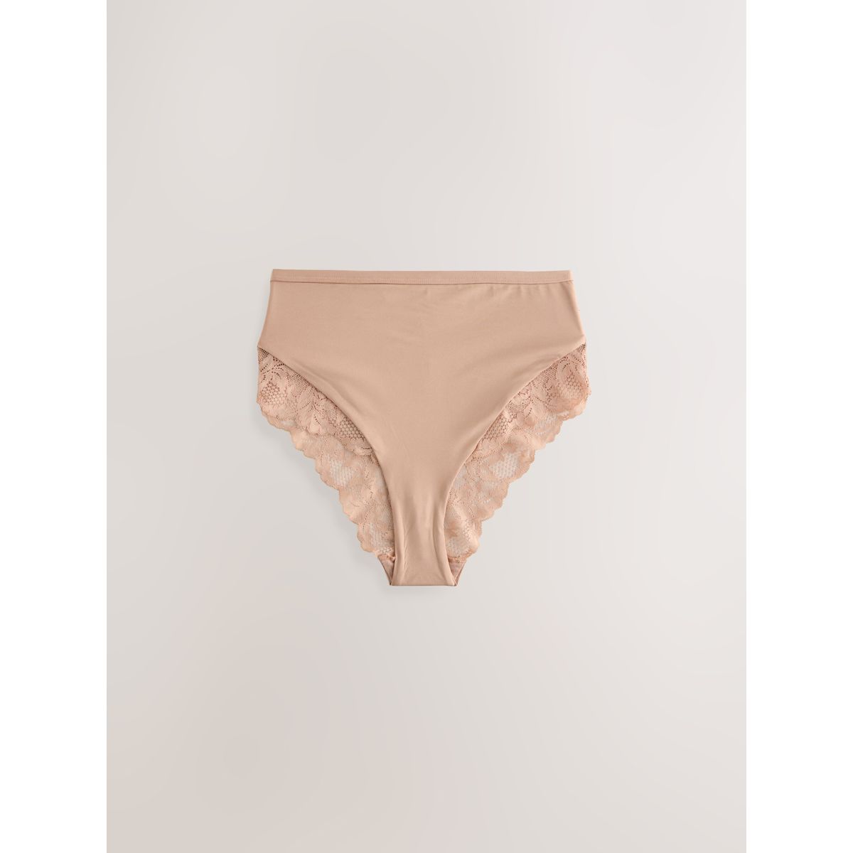 Culotte taille haute en microfibre, lot de 3 noir/blanc/nuit/praline, NEXT