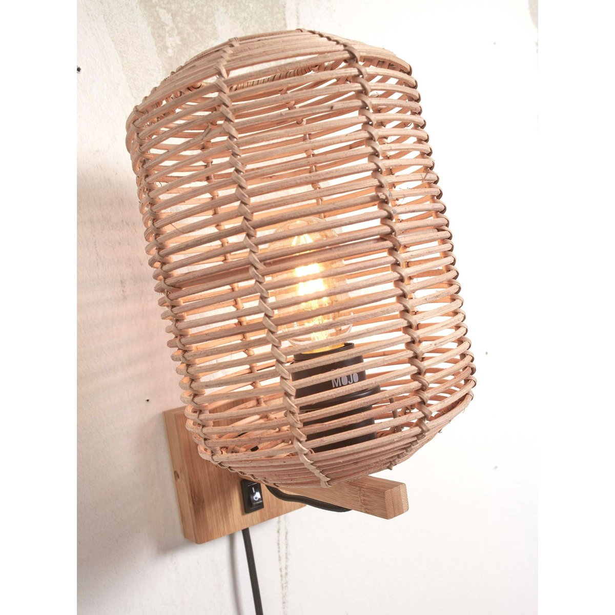 Lampe Murale Rotin TANAMI rotin, GOOD & MOJO