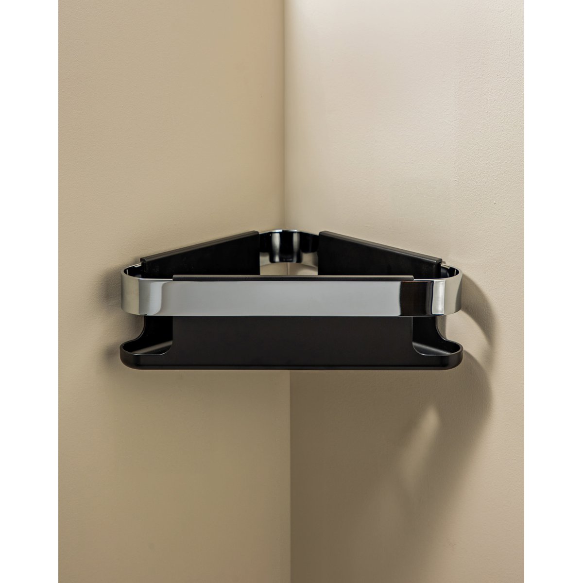 Étagère D'angle Douche mural avec vis ou adhésif LINE chrome, COSMIC