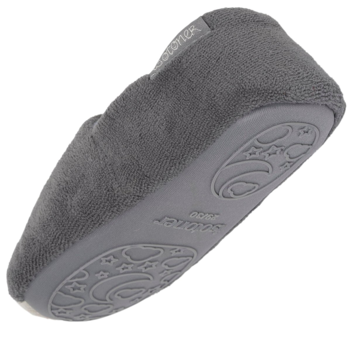 Chaussons Mocassins gris, ISOTONER