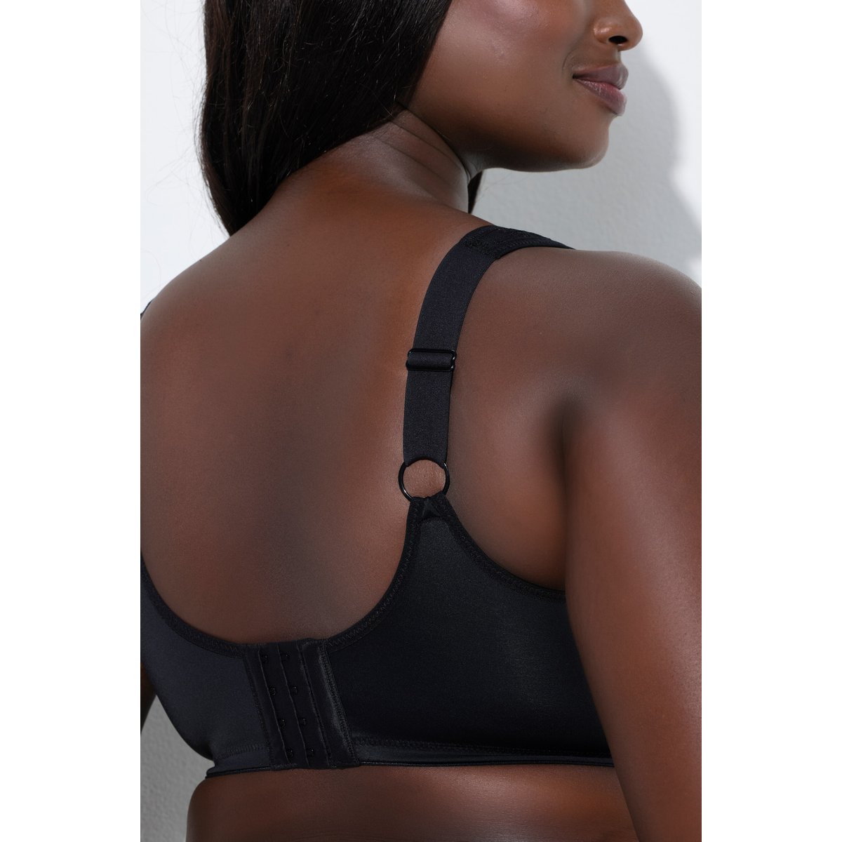 Soutien-gorge de maintien, sans armatures noir, ULLA POPKEN