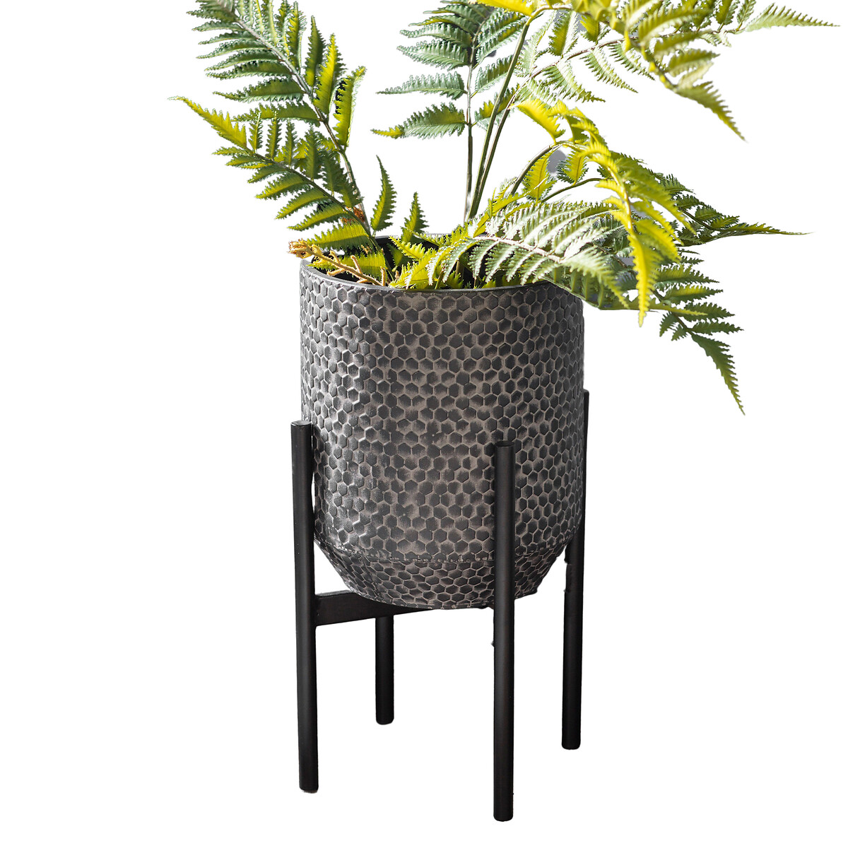 43cm Lebo Metal Planter black, ÉDITÉ
