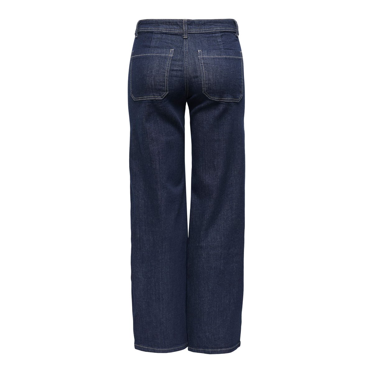 Jean À Jambe Large dark blue denim, JDY