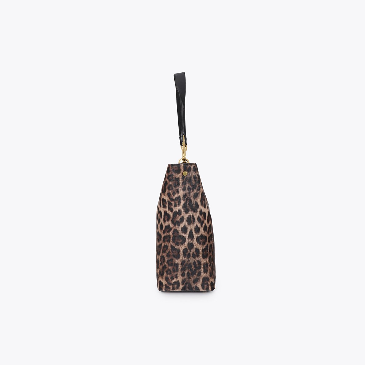 Sac à bandoulière imprimé léopard à logo métallique léopard, LOLA CASADEMUNT