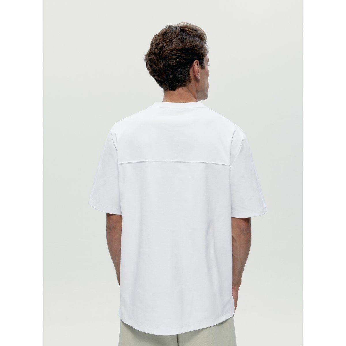 T-Shirt Recovery Performance manches courtes TIRRENO blanc, BORN