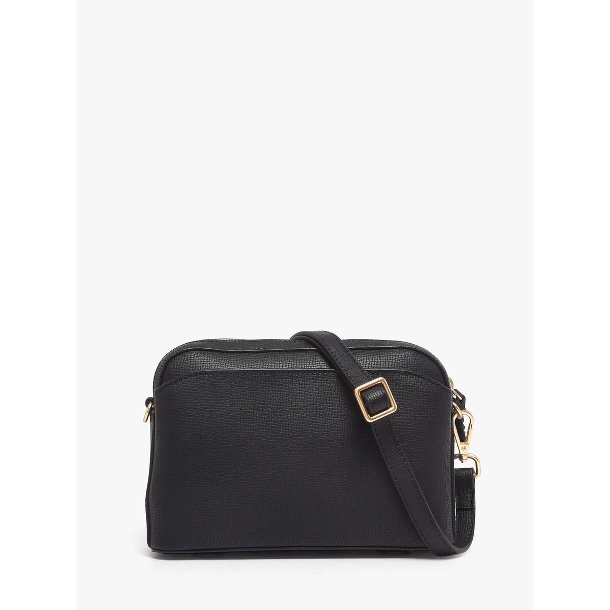 Sac bandoulière Torsade cuir noir, ETRIER