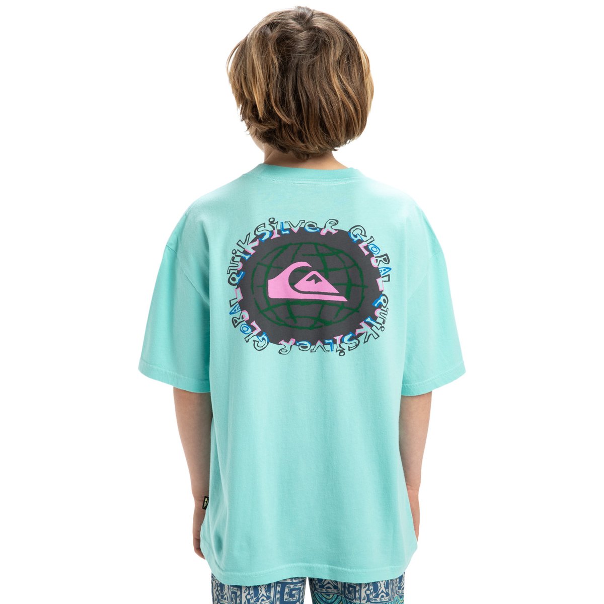 T-shirt à manches courtes GLOBAL HEAT bleu aqua sky, QUIKSILVER