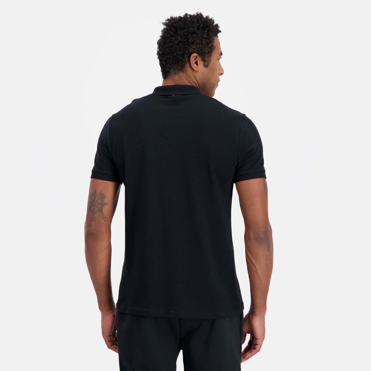 Polo Ton sur ton black, LE COQ SPORTIF