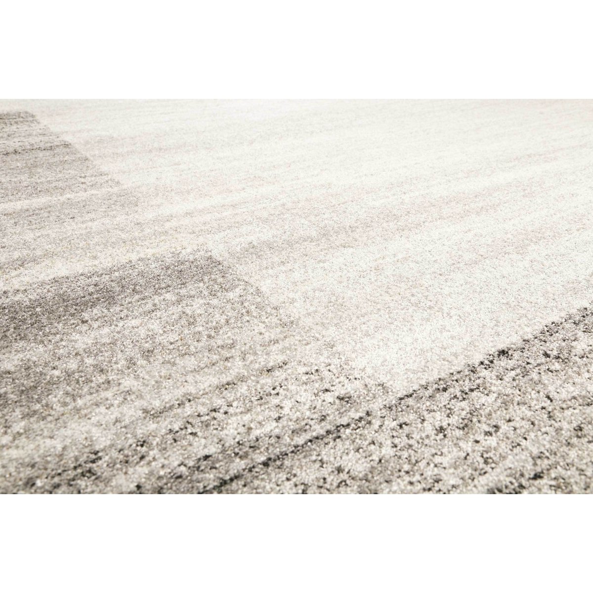 Tapis chiné avec bordures , DÉJÀ-VU gris, WECON HOME