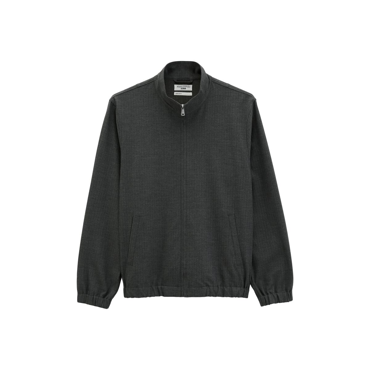 Surchemise coupe classique avec un motif en chevrons gris, MARC O’POLO DENIM