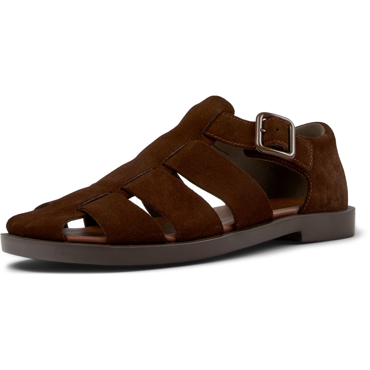 Sandales Cuir DON marron moyen 1, CAMPER
