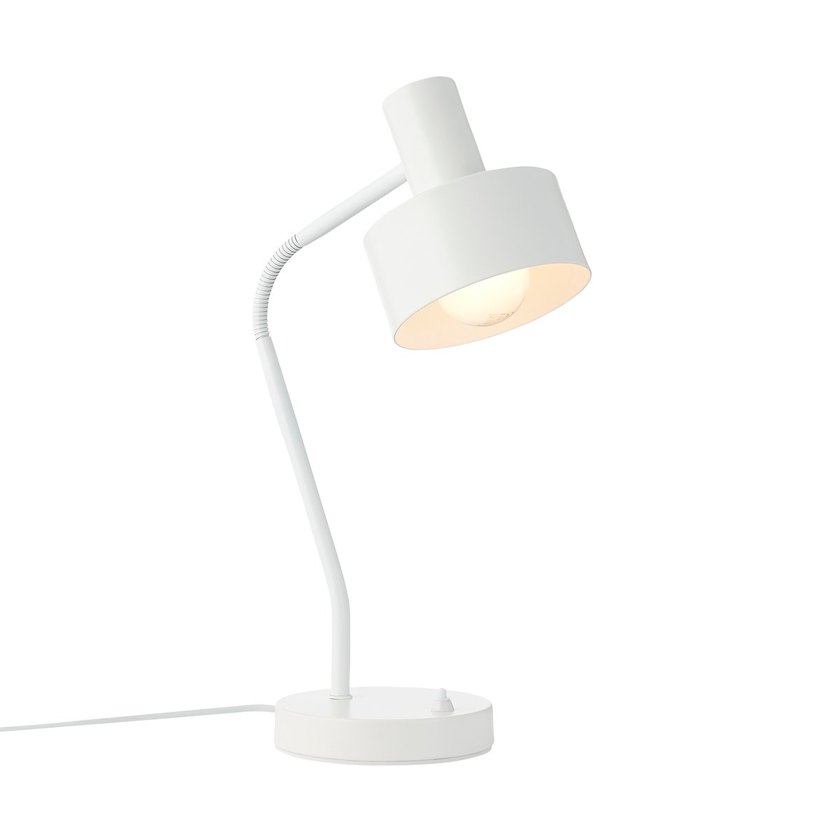 Lampe à poser tête d'éclairage réglable en métal, MATIS blanc, NORDLUX
