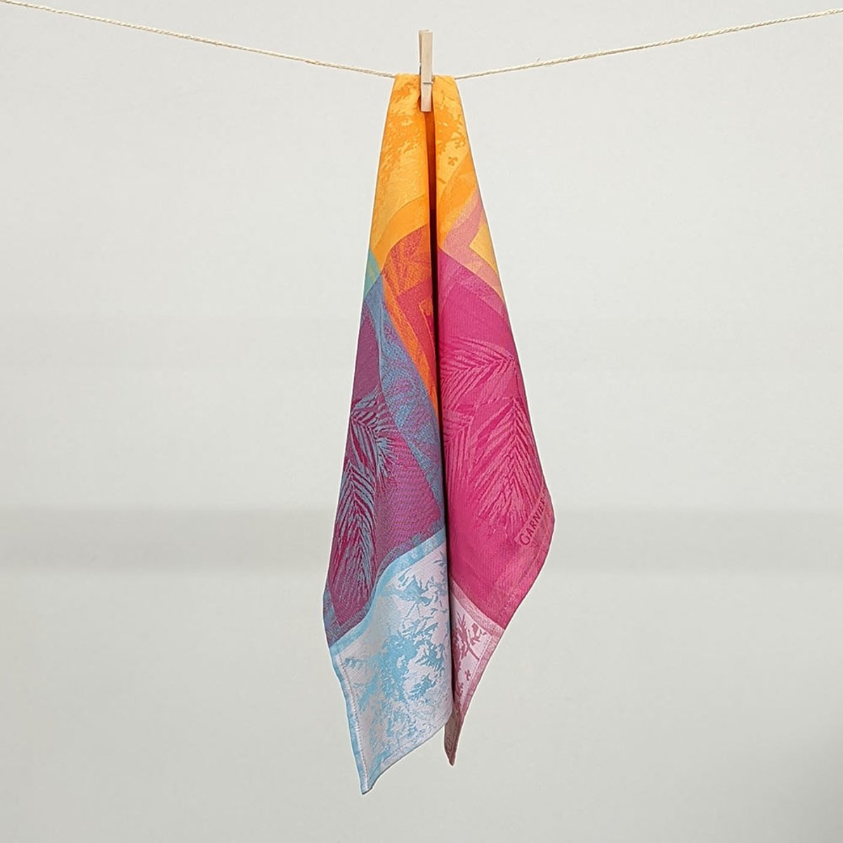 Torchon pur coton MILLE VEGETAUX arc en ciel, GARNIER THIEBAUT