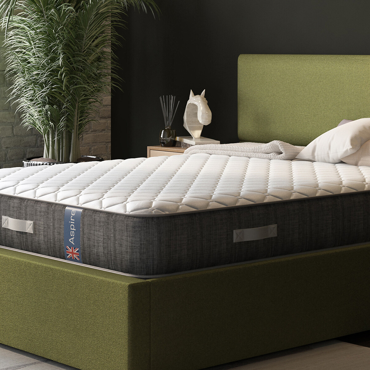 Pocket+ Natural Mattress white, ASPIRE