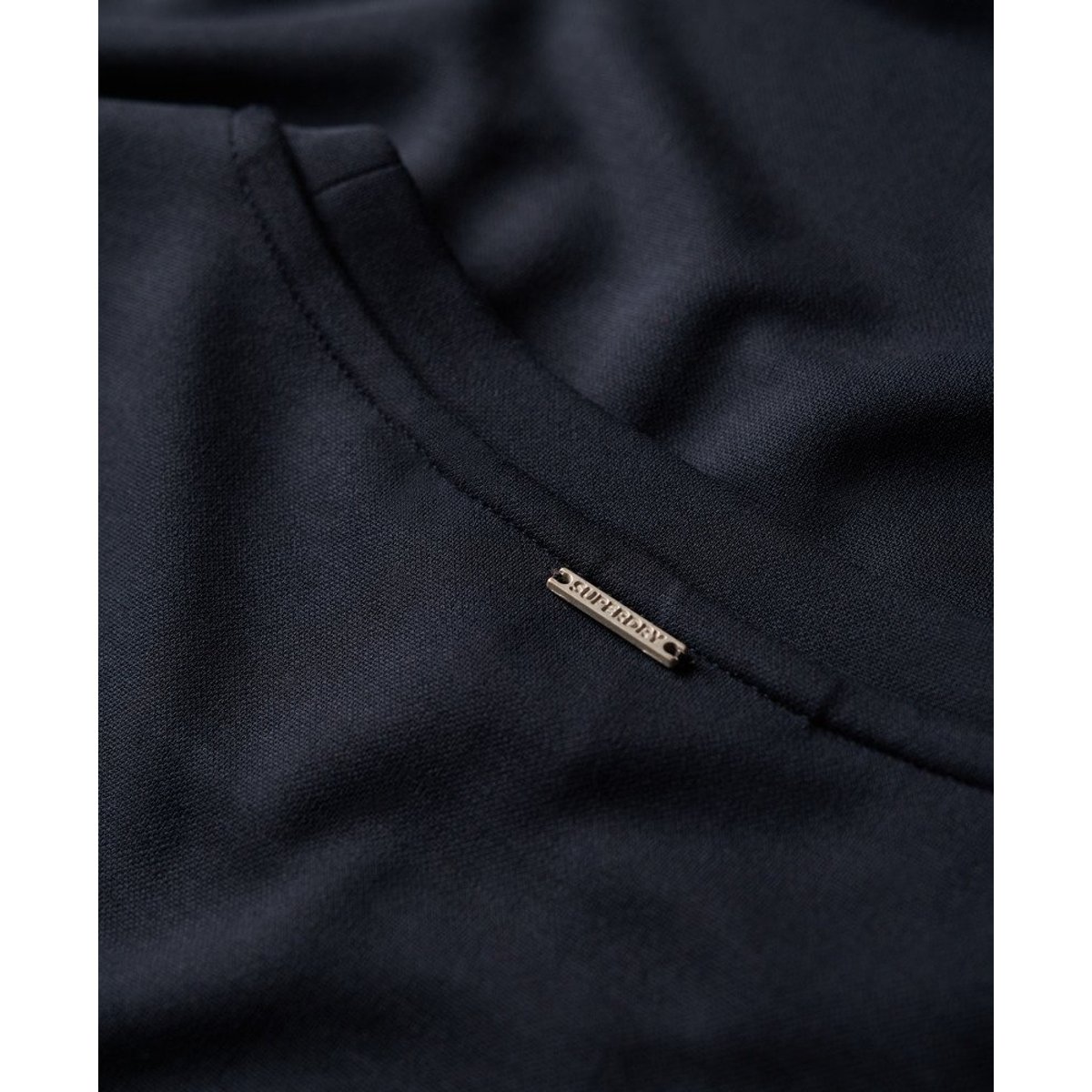 Robe t-shirt mi-longue bleu marine éclipse, SUPERDRY