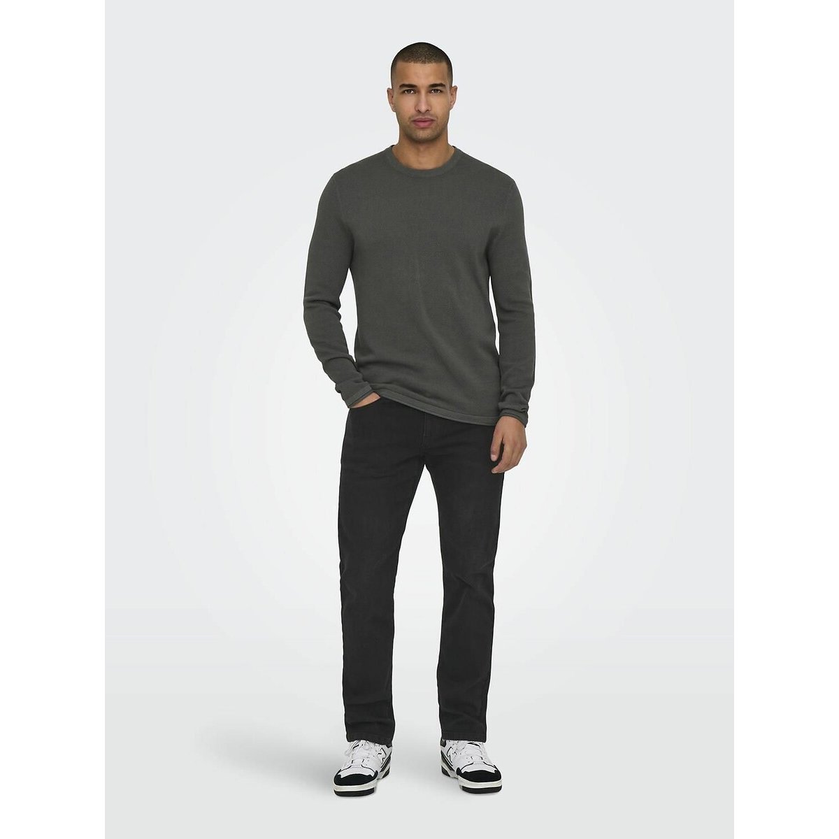 Rechte jeans Weft zwart, ONLY & SONS