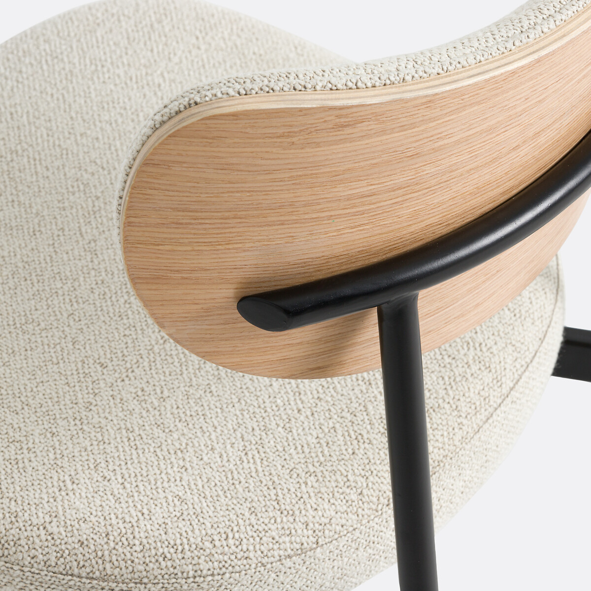 Lot de 2 chaises tissu texturé, Albane ecru, LA REDOUTE INTERIEURS