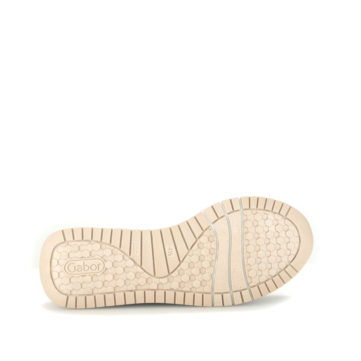 Baskets en cuir blanc, GABOR