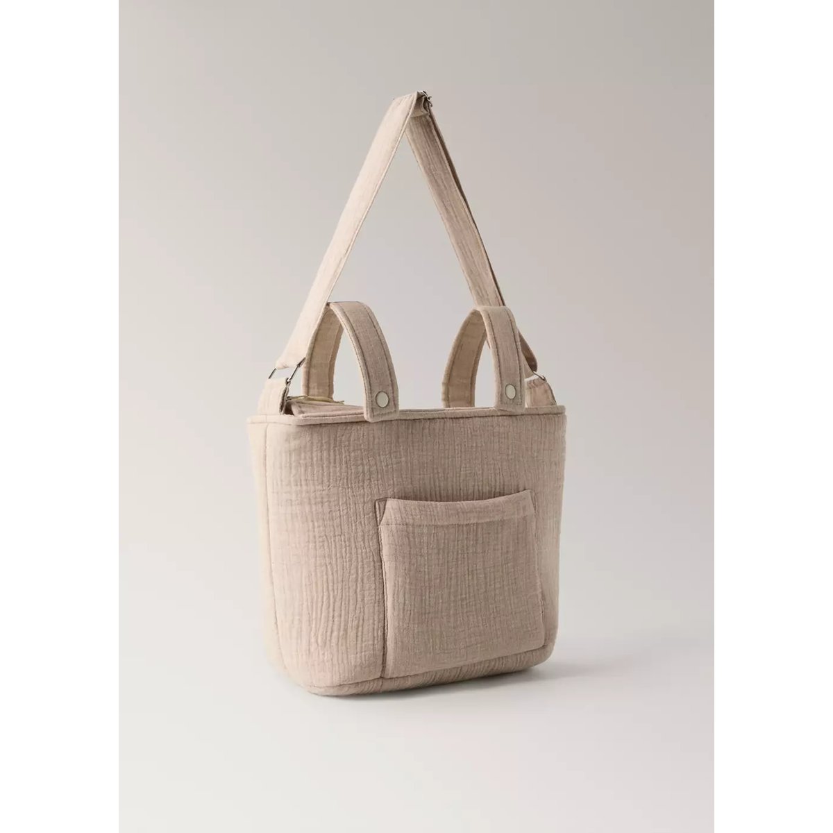 Sac de maternité en gaze de coton beige, MANGO HOME