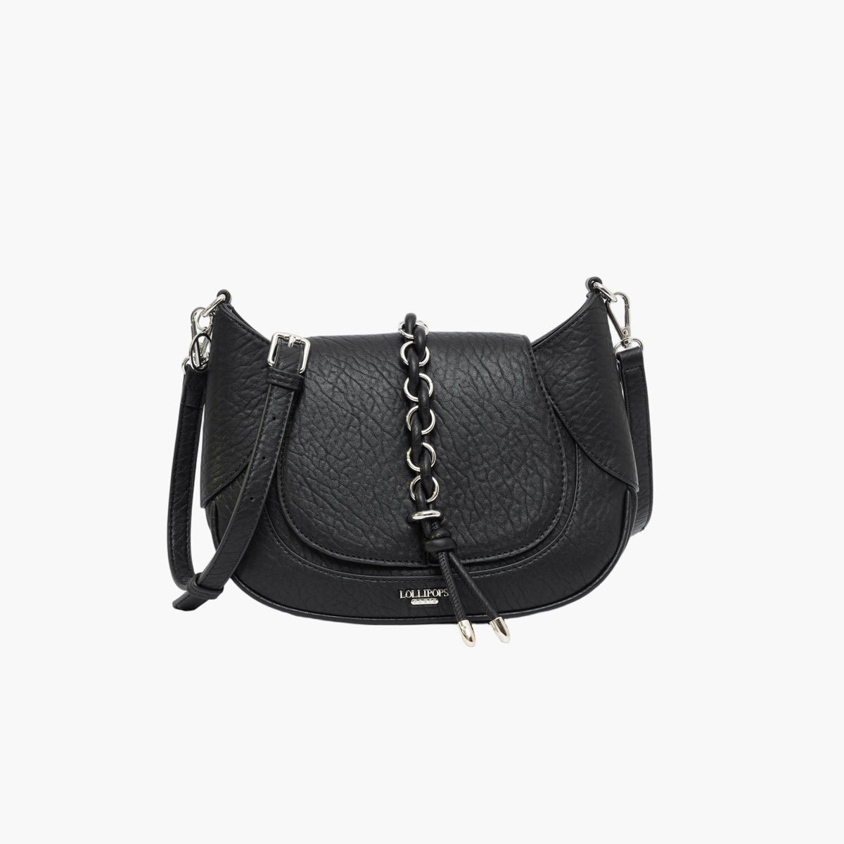 Sac porté épaule Traicy argenté,noir, LOLLIPOPS