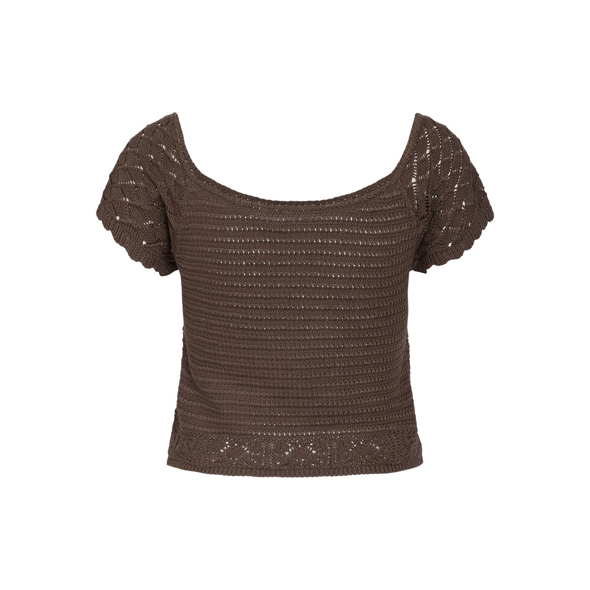 Top En Maille chocolate brown, NOISY MAY
