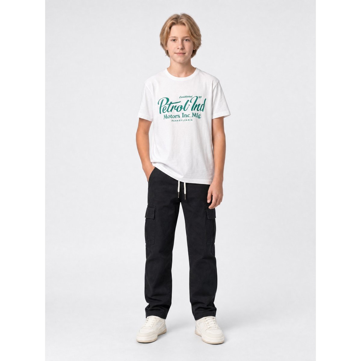 Pantalon cargo forgelake noir deep black, PETROL INDUSTRIES
