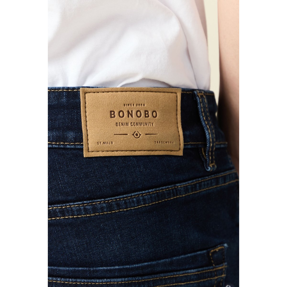 Jeans slim denim brut, BONOBO