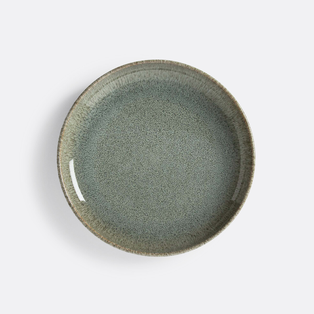 Lot 6 assiettes à dessert, Paloum vert, LA REDOUTE INTERIEURS